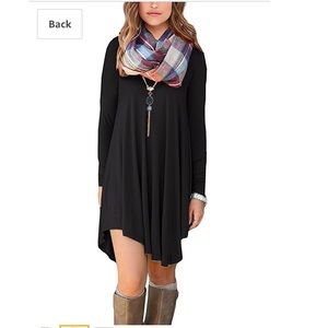 Women’s long sleeve casual loose t shirt dress